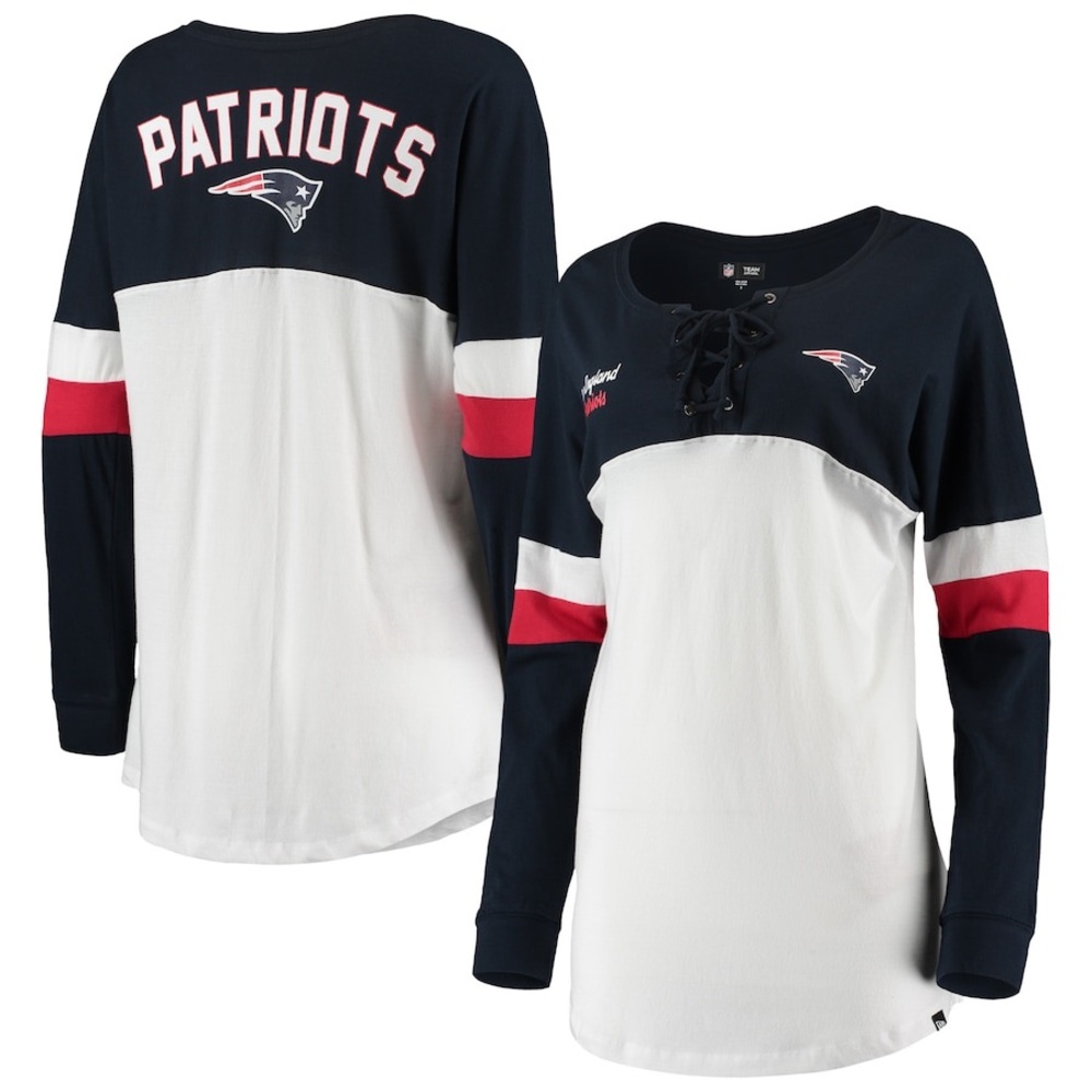 New England Patriots Women's Long Sleeve Shirt- 4X